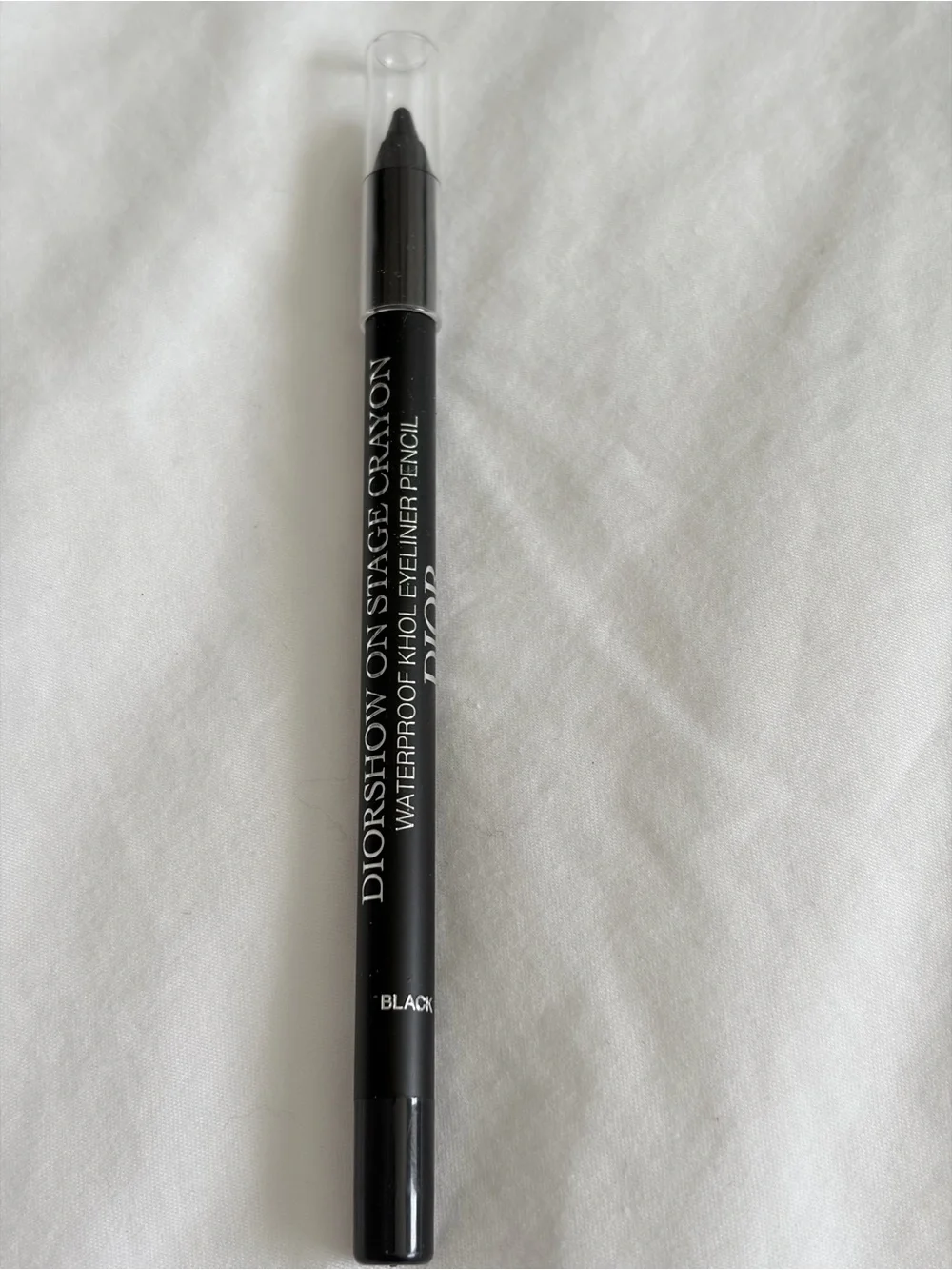 Dior Black Diorshow On Stage Waterproof Khol Eyeliner Pencil new